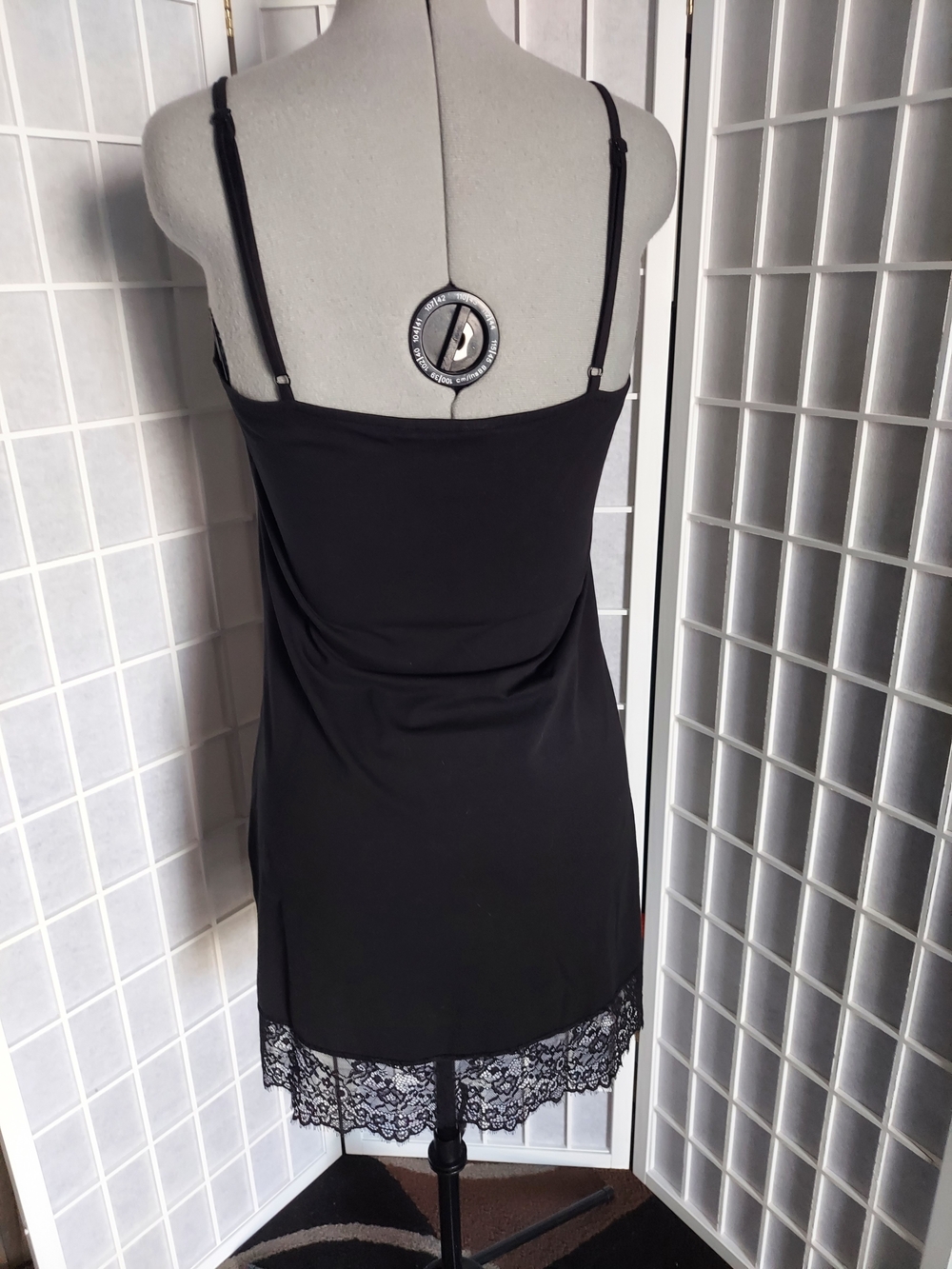 Killstar Black Camisole Dress with Red Rose Graphic - Picture 3 of 4